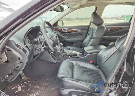 2014 Infiniti Q50 Base z USA, uszkodzony, nr VIN JN1BV7AR6EM705632